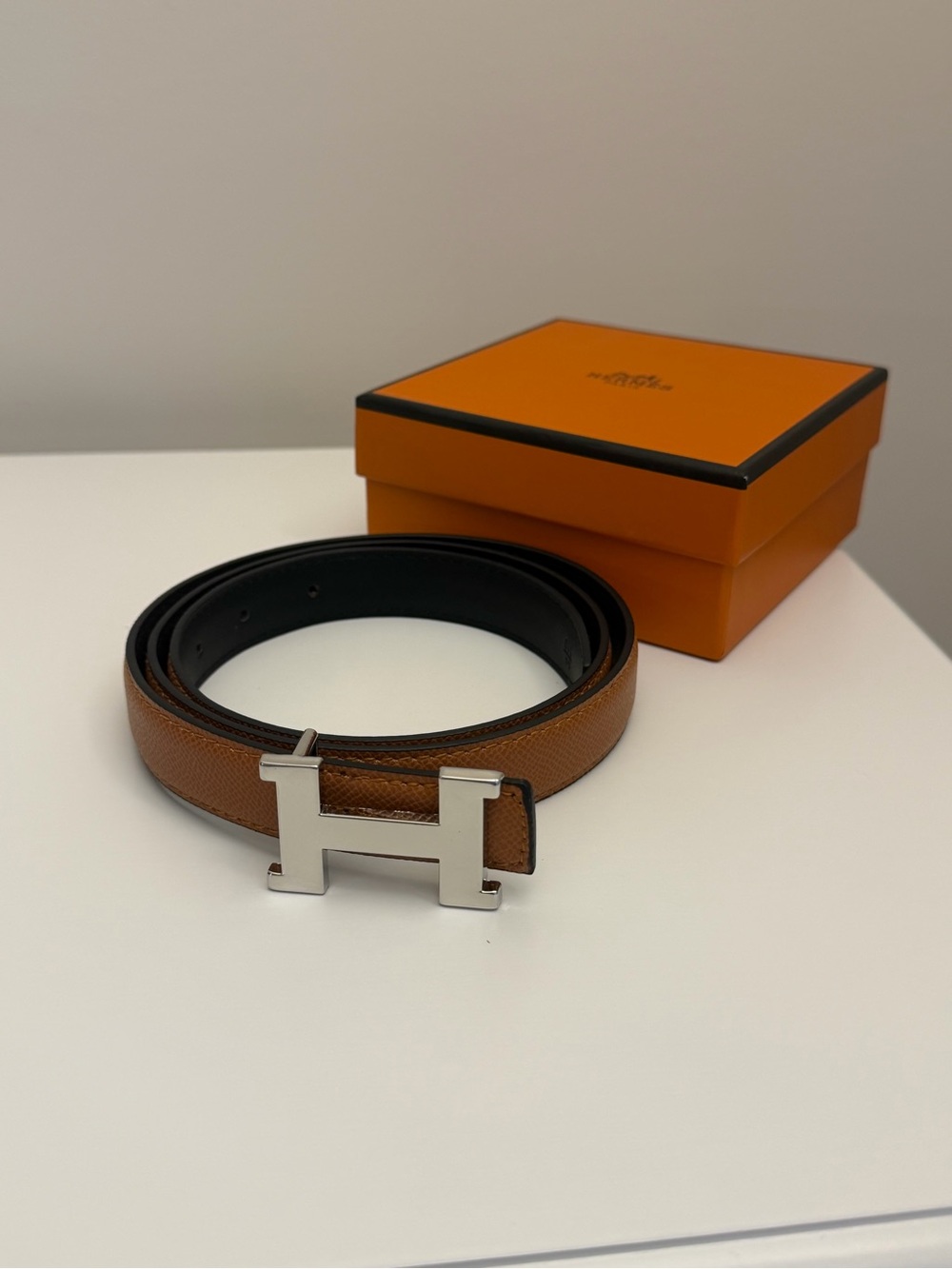 Hermès H Reversible Belt